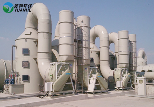 酸堿廢氣處理設備-立式洗滌塔
